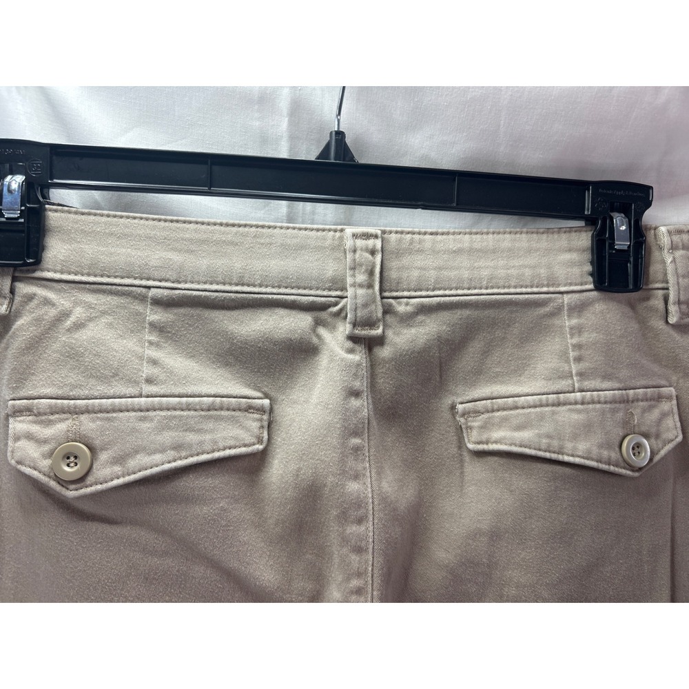 Lee Comfort Waist Tan Khaki Pants Women's Career Casual Trousers - Picture 4 of 5